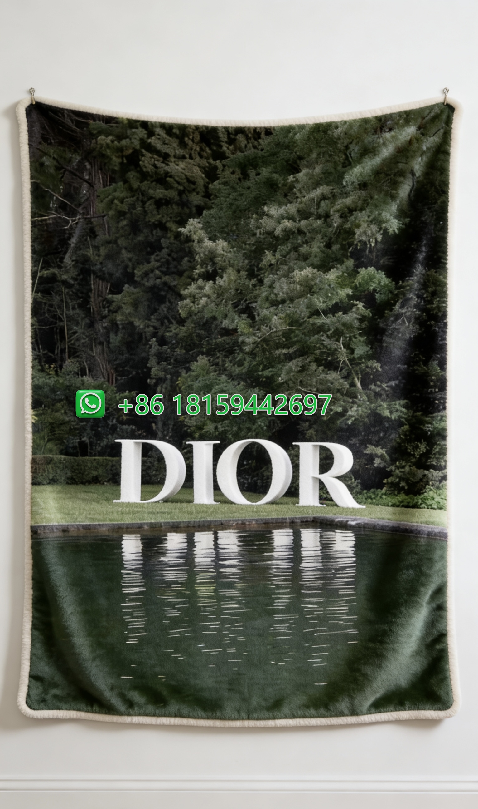 Dior Throw Blankets